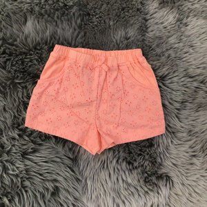 First Impressions | Girl's Pull On Shorts | Coral | 24 Months